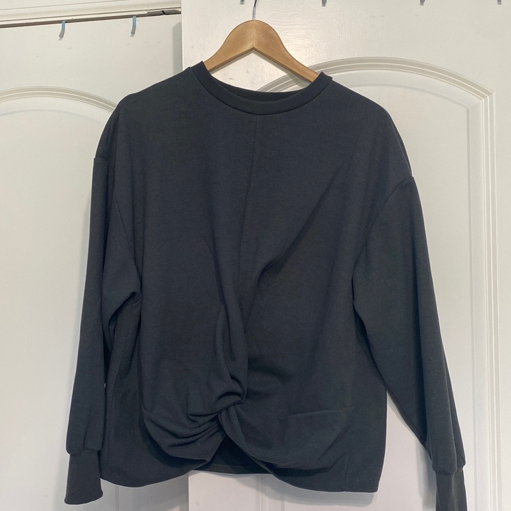 Dark charcoal sweatshirt
